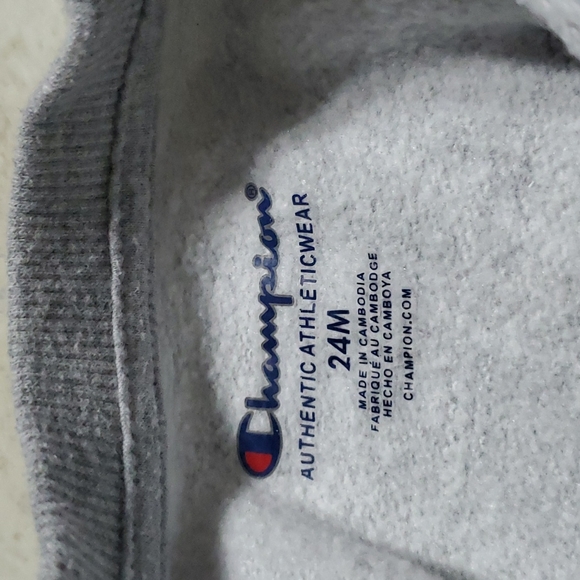 Champion Authentic Athleticwear Pants Shirt Set 24M CH1 - Picture 8 of 8